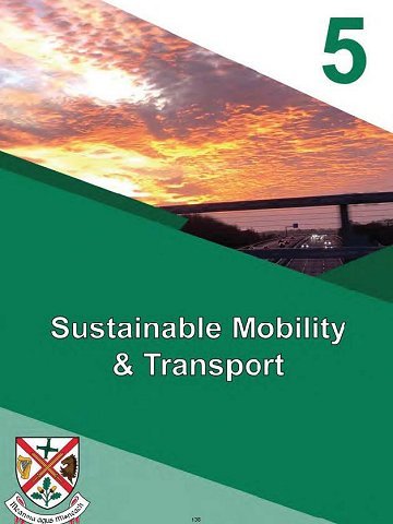 Image and link to Chapter 5. Sustainable Mobility and Transport