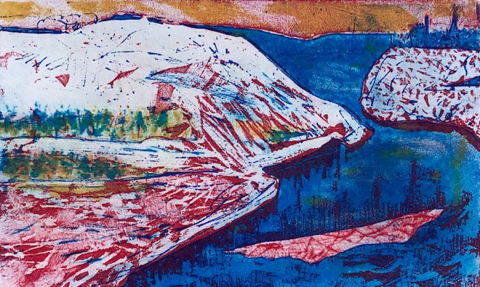 Etching and Carborundum Print 2/10
