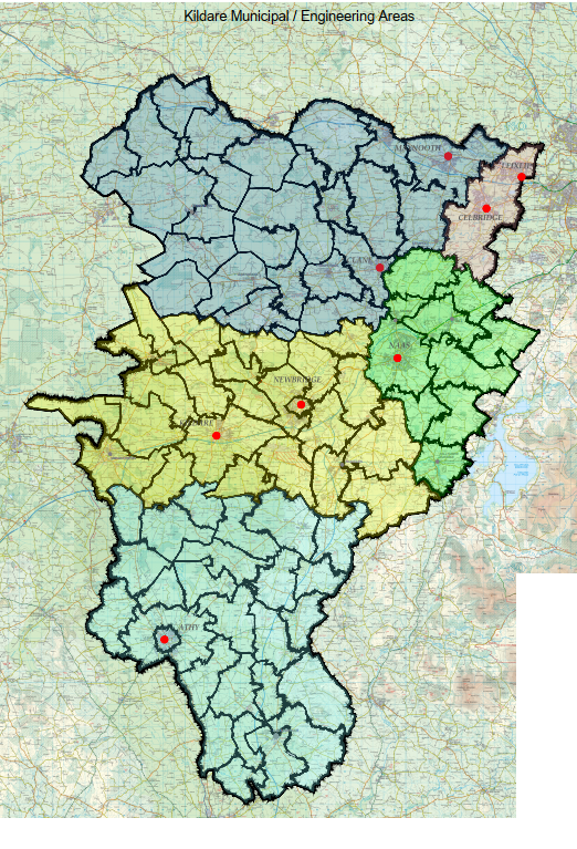 Detailed Map Of Kildare Area Maps: Contact Details - Kildare County Council