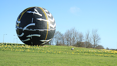 Naas Town Ball Sculpture