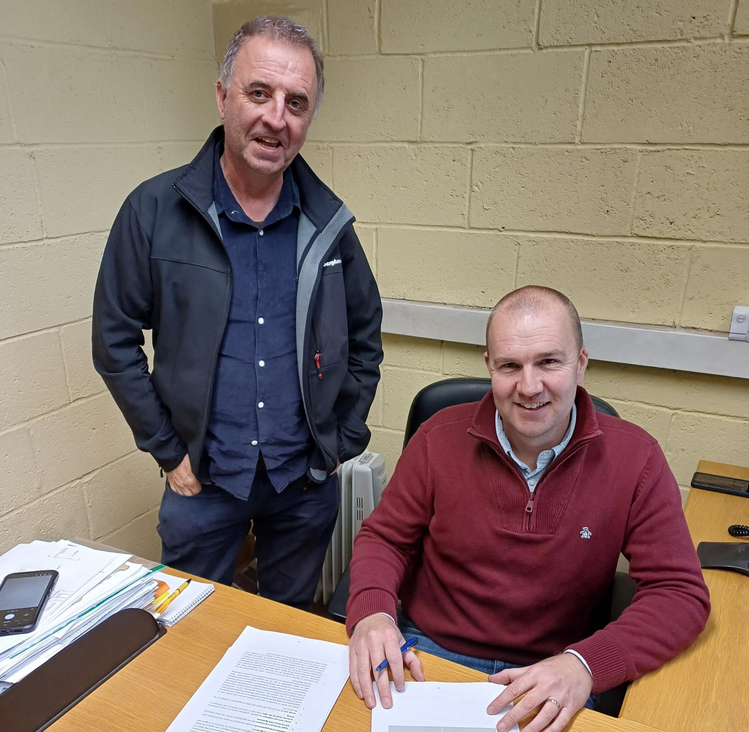 New Mobile Library Contract Signing